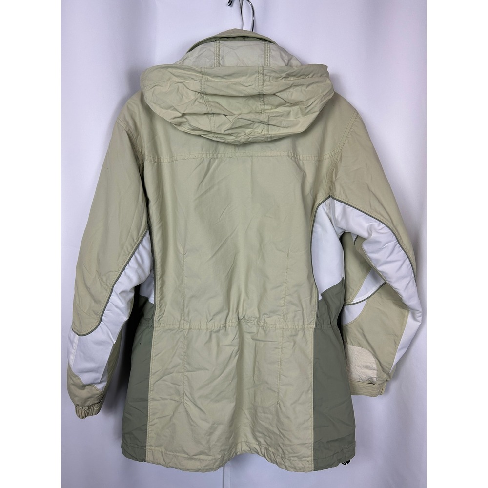 Vintage Columbia Interchange 3-in-1 Winter Jacket Sage Green Hooded Small - Picture 12 of 15